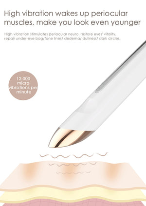 Facial Eye Massager - Repair Wrinkle, Dark Circle Remover Eliminate Eye Bags & Puffy Eye