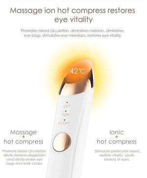 Facial Eye Massager - Repair Wrinkle, Dark Circle Remover Eliminate Eye Bags & Puffy Eye