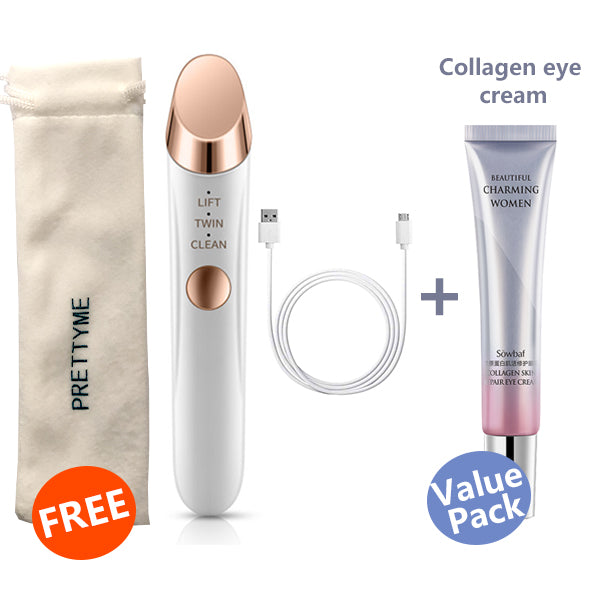 Facial Eye Massager - Repair Wrinkle, Dark Circle Remover Eliminate Eye Bags & Puffy Eye