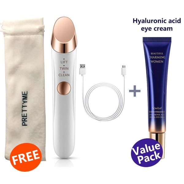 Facial Eye Massager - Repair Wrinkle, Dark Circle Remover Eliminate Eye Bags & Puffy Eye