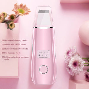 Ultrasonic facial peeling scrubber - Acne, Pores & Blackhead Remover