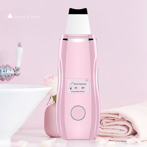 Ultrasonic facial peeling scrubber - Acne, Pores & Blackhead Remover